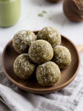 Coconut Matcha Energy Balls